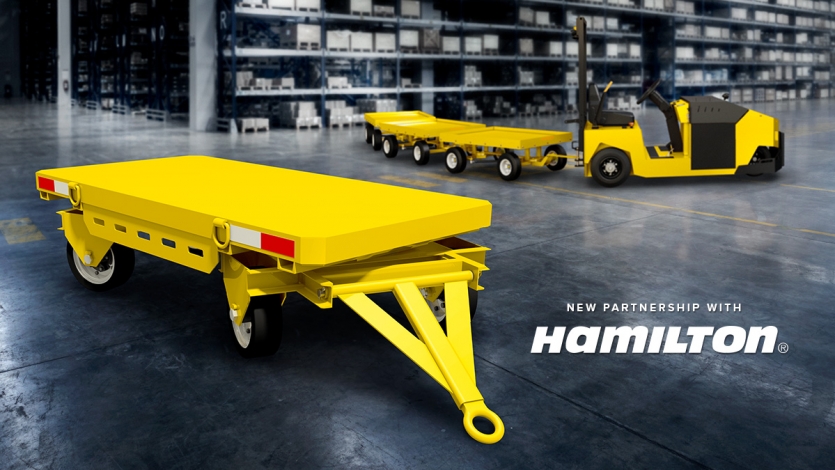 Rugged, safe and custom trailers exclusively made by Hamilton Caster for Motrec International